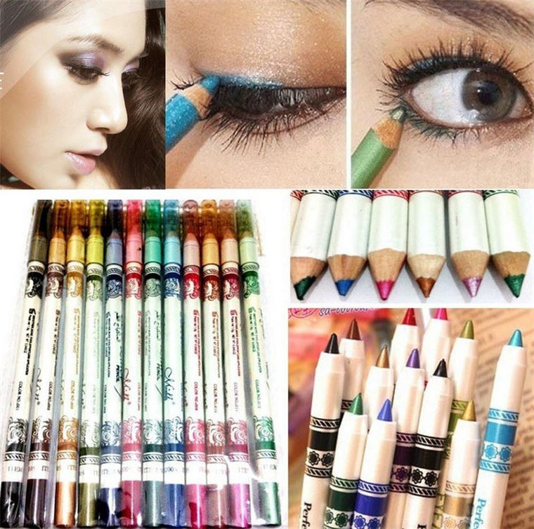 12-Color Makeup Pencil Set